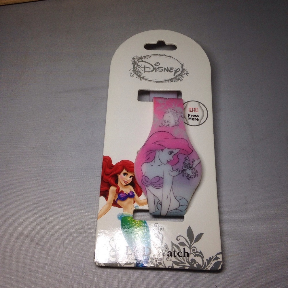 Disney The Little Mermaid LED Silicone Watch NEW